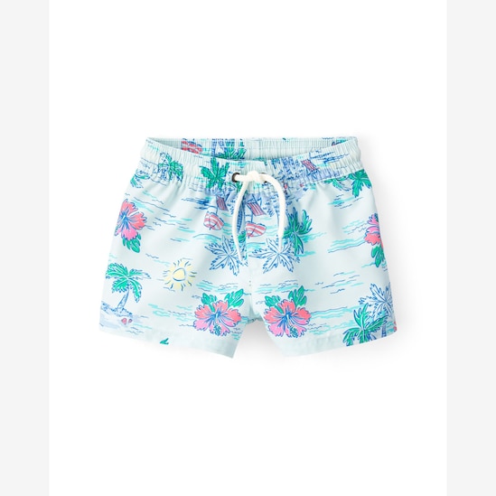 Conjunto de praia bebê 2 peças estampado - Multicor | Carter's