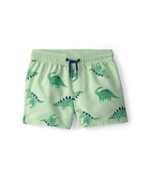 Short água infantil estampado - Verde | Carter's