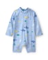 Macaquinho de praia bebê estampado - Azul | Carter's