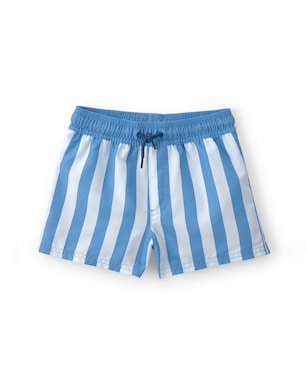 Short água infantil listrado - Azul | Carter's