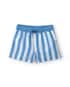 Short água infantil listrado - Azul | Carter's