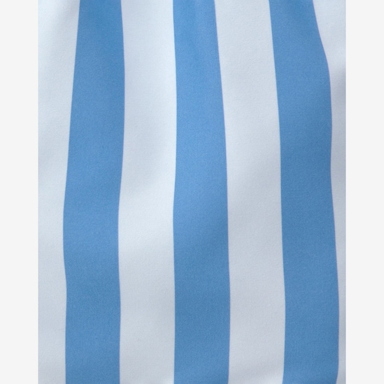 Short água infantil listrado - Azul | Carter's