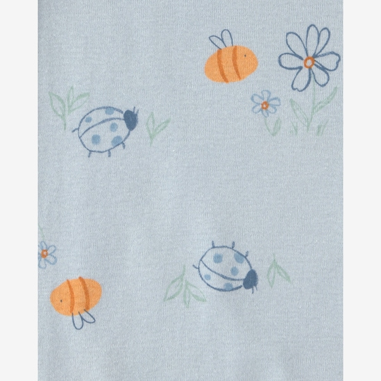 Kit body bebê 5 peças floral e poá - Multicor | Carter's
