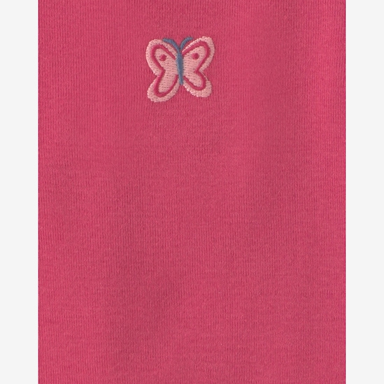 Kit body Carter's bebê menina borboleta 5 peças - Multicor