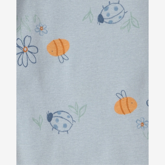 Kit body bebê 4 peças floral e poá - Multicor | Carter's