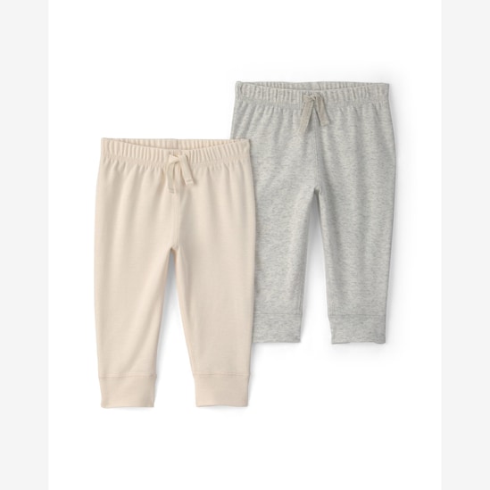 Kit calça bebê 2 peças jogger básica - Multicor | Carter's