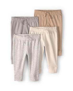 Kit calça bebê 4 peças jogger básica - Multicor | Carter's
