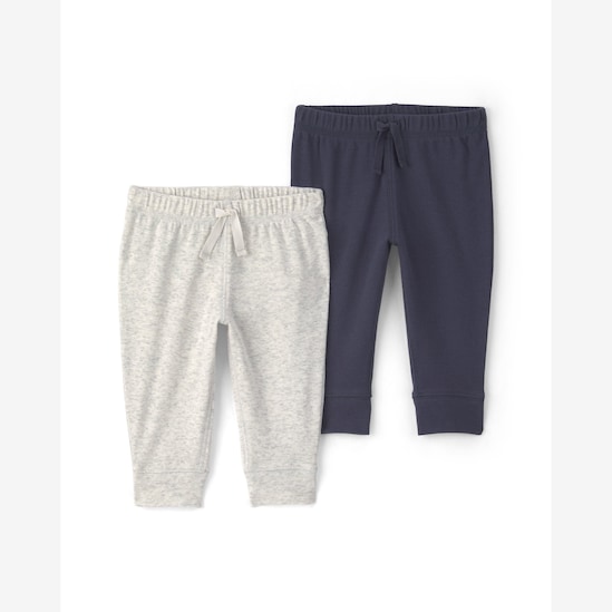 Kit calça bebê 2 peças jogger básica - Multicor | Carter's