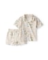 Conjunto curto infantil 2 peças estampado - Bege | Carter's