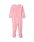 Macacão pijama infantil com pezinho estampado - Rosa | Carter's