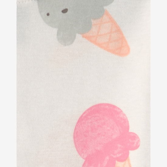 Pijama curto infantil 4 peças estampado - Multicor | Carter's