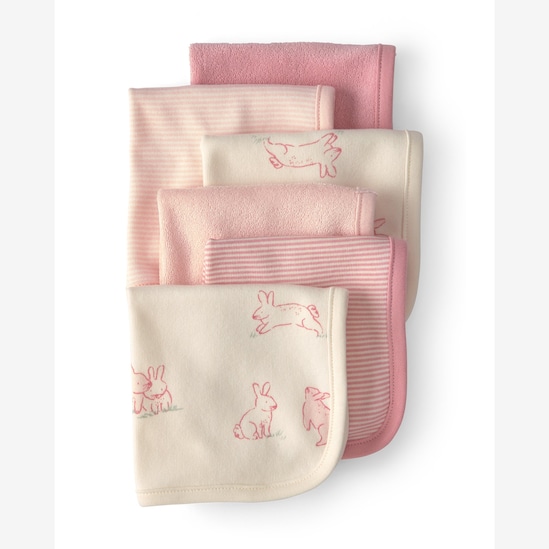 Kit paninho de boca bebê 6 peças estampado - Multicor | Carter’s
