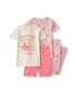 Pijama infantil 4 peças estampado - Multicor | Carter’s