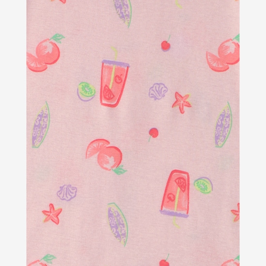 Pijama infantil 4 peças estampado - Multicor | Carter’s