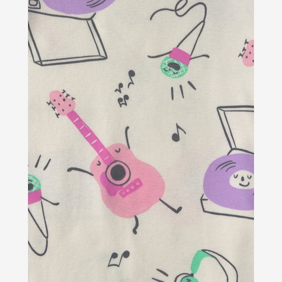 Pijama infantil 4 peças estampado - Multicor | Carter’s
