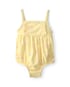 Maiô Carter's bebê menina concha UV 50+ - Amarelo Claro