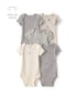 Kit body bebê 5 peças estampado - Multicor | Carter’s