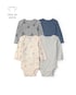 Kit body bebê 4 peças estampado - Multicor | Carter’s