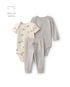 Conjunto longo bebê 3 peças estampado - Multicor | Carter’s