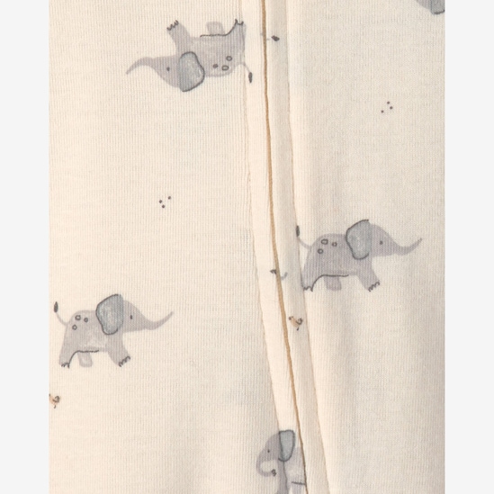 Kit macacão bebê 2 peças com pé estampado - Multicor | Carter’s