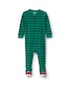 Macacão pijama Carter's com pezinho bebê menino em algodão Natal - Verde