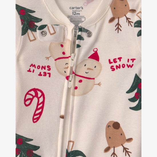 Macacão pijama bebê natalino - Multicor | Carter's