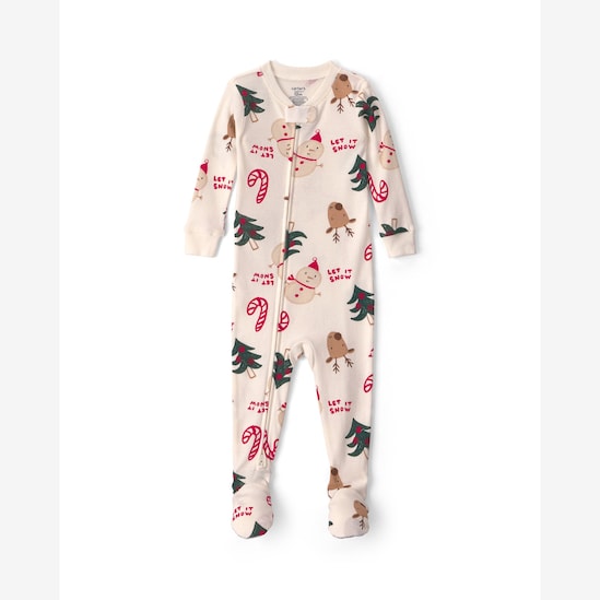 Macacão pijama bebê natalino - Multicor | Carter's