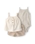 Conjunto bebê 3 peças estampa oncinha - Multicor | Carter's