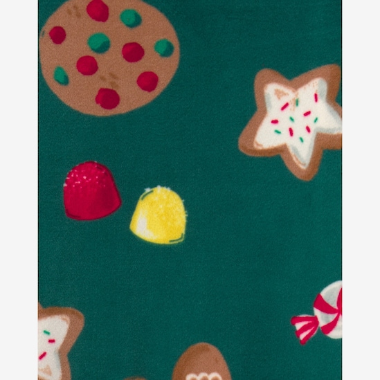 Pijama Carter's bebê menino em plush Natal 2 peças - Verde Escuro