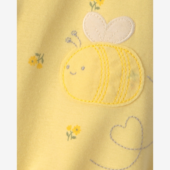 Macaquinho bebê floral - Amarelo | Carter's