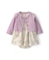 Conjunto bebê 2 peças texturizado com floral - Multicor | Carter's