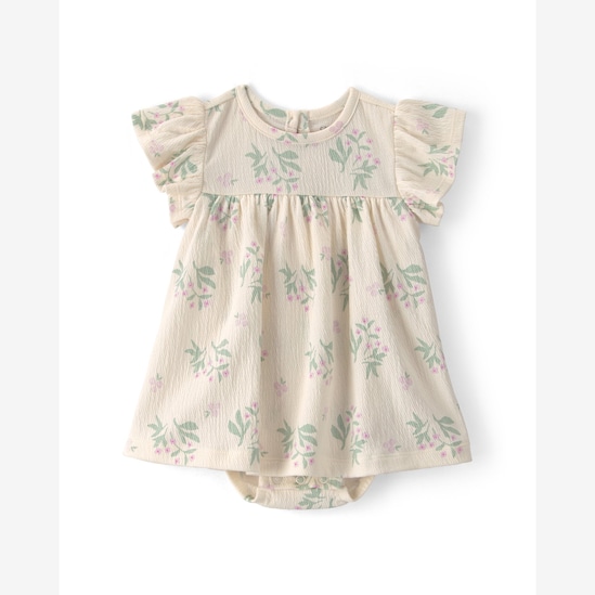 Conjunto bebê 2 peças texturizado com floral - Multicor | Carter's