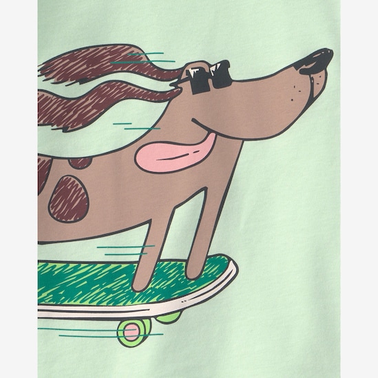 Pijama curto infantil 4 peças estampado - Multicor | Carter's