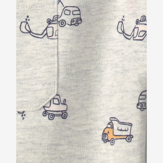 Conjunto longo bebê 2 peças estampado - Multicor | Carter's
