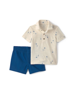 Conjunto curto bebê 2 peças estampado - Multicor | Carter's