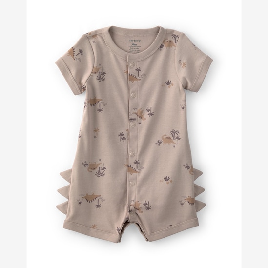 Macaquinho bebê interativo estampado - Bege | Carter's