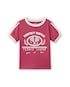 Camiseta Carter's infantil menina em algodão tênis - Rosa Escuro