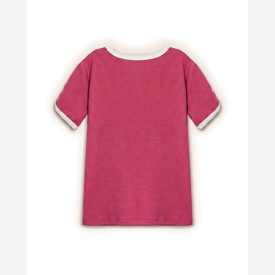 Camiseta Carter's infantil menina em algodão tênis - Rosa Escuro