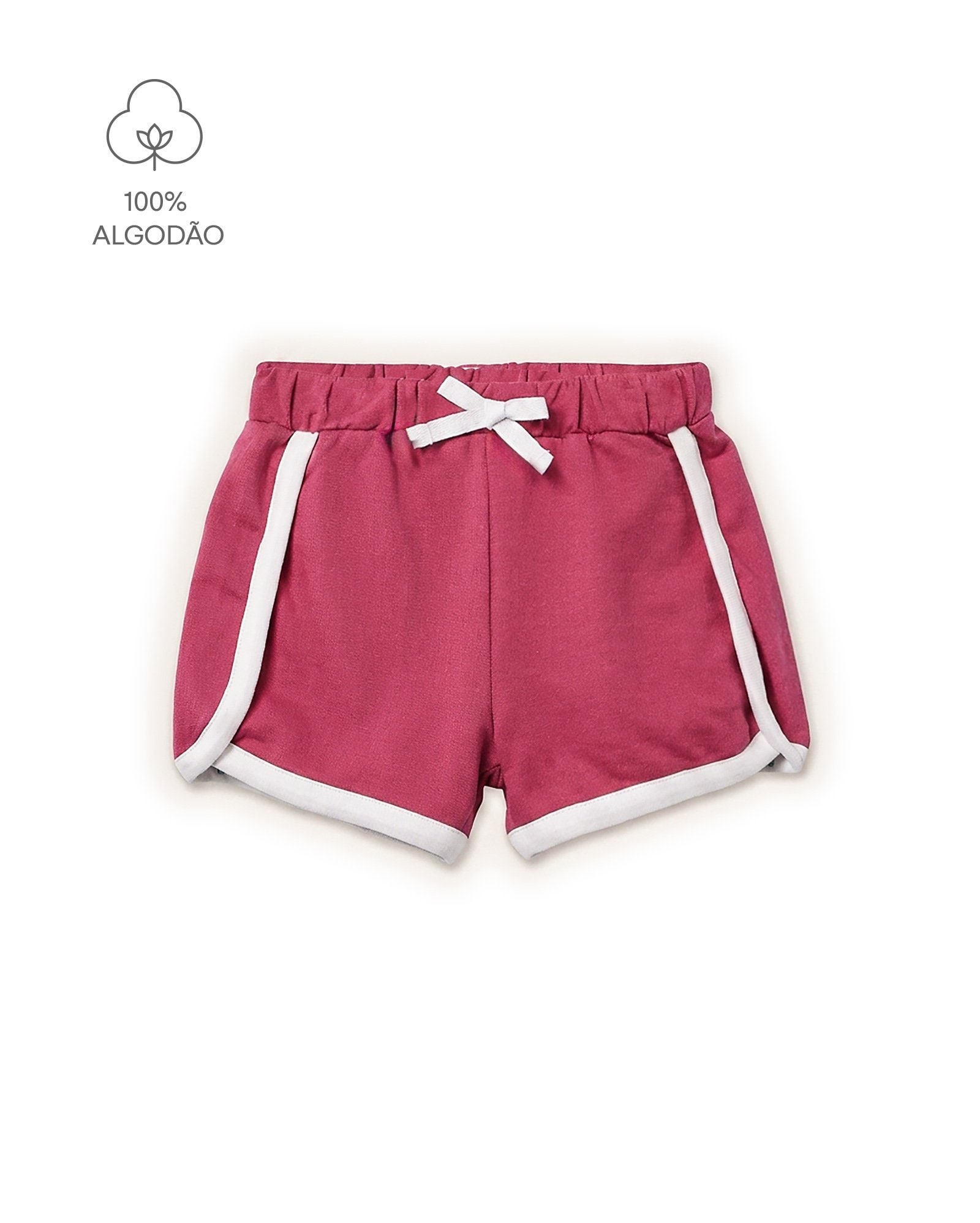 Short Carter's com elástico infantil menina em algodão