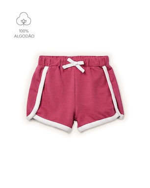 Short Carter's com elástico infantil menina em algodão