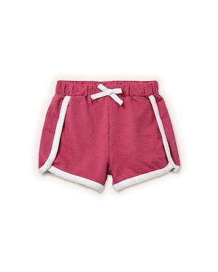 Short Carter's com elástico infantil menina em algodão - Rosa Escuro
