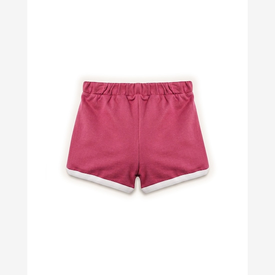 Short Carter's com elástico infantil menina em algodão - Rosa Escuro