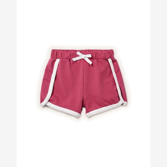 Short Carter's com elástico infantil menina em algodão - Rosa Escuro