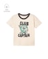 Camiseta Carter's infantil menino em algodão planeta - Bege