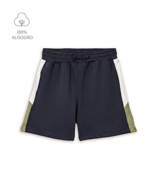 Bermuda Carter's infantil menino em algodão - Azul Escuro
