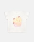 Camiseta Carter's infantil menina cesta limão - Branca