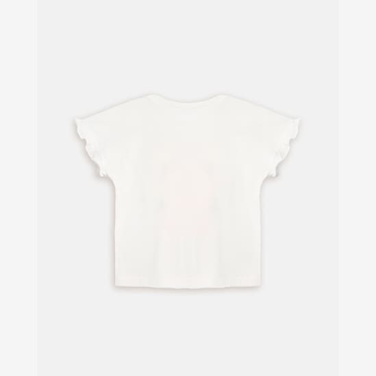 Camiseta Carter's infantil menina cesta limão - Branca