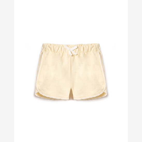 Short Carter's infantil menina em algodão - Amarelo Claro