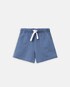 Bermuda Carter's com elástico infantil menino em moletom - Azul Escuro