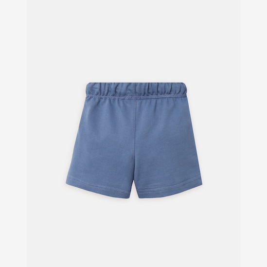 Bermuda Carter's com elástico infantil menino em moletom - Azul Escuro